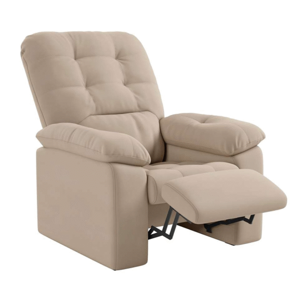 Poltrona Retrátil e Reclinável Estoril Capuccino