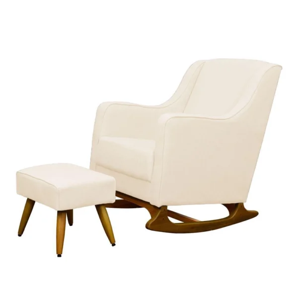 Poltrona-cadeira Aquila Balanço + Puff Cor404