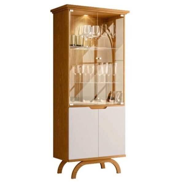 Cristaleira Ambiente Vicenza Ype Off White – New Ceval