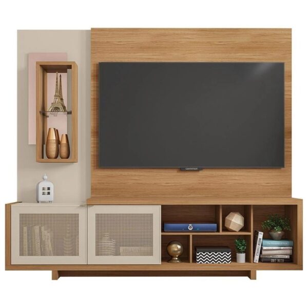 Estante Home Para Tv Até 65 Polegadas 2 Portas Linus Caemmun
