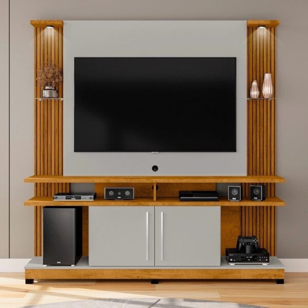 Estante Home para TV até 60 Polegadas LED 2 Portas York Bechara